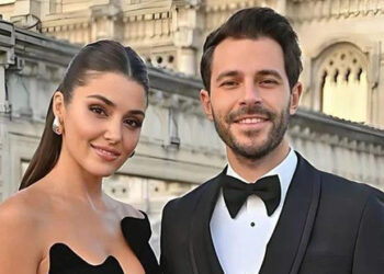 Lov na bidermajer: Hande Erčel i Hakan Sabandži zajedno na venčanju