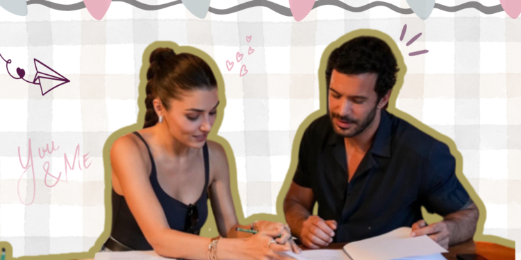 “Ostavi to vetru”: prve zajedničke fotografije Hande Erčel i Bariša Arduča sa čitanja scenarija